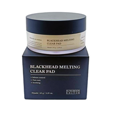 SUNGBOON EDITOR 黑頭溶解清潔棉片 皮脂控制 毛孔護理 舒緩, 1個, 30片