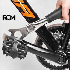 [RCM] 자전거 양방향 페달렌치 (24mm소켓렌치 겸용) - 자전거 패달분리공구, 1개