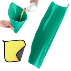 SPEEDWOX 유연한 배수 도구 깔때기 오일 접이식 유연성 무료 필터 재사용 가능한 자동차 휘발유 및 기타 액체용 일반 교환