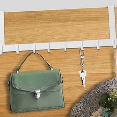 드림하우스 8구 도어 후크 53x18cm 화이트 문후크, 1개