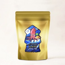 金師傅 魷魚 脆皮魷魚條-芥末口味 酥脆鮮美 獨立包裝方便攜帶, 55g, 1包