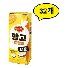 델몬트 드링크 망고 제로, 32개, 200ml