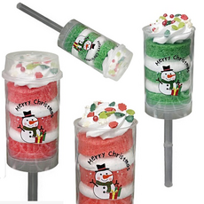 푸쉬업 팝 스틱 케이크 용기 낱개 체험학습 홈베이킹