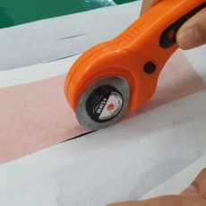 원단 재단칼 롤링 로터리커터 일반형, [옵션]단품, 1