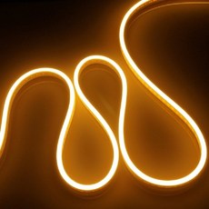 미즈누아 12V 실리콘 LED바 웜화이트 (10cm당) 연결형 등 차량 앰비언트, 양면테이프형10cm당(기본연결발송)