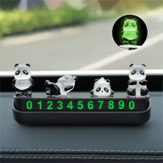 야광 캐릭터 주차번호판 | 귀엽고 잘보이는 주차 필수템, 1개, black