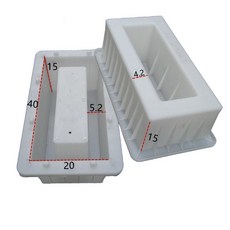 몰드 거푸집 시멘트 벽돌 실리콘 타일 틀 사각 석고 콘크리트 금형 DIY 단일구멍40x20x15cm, 15-정사각형구멍15x15x10cm