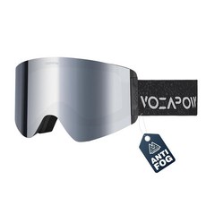 VOZAPOW HD 렌즈가 있는 김 서림 방지 스키 고글 자외선 차단 마그네틱 렌즈 OTG 스노보드 스노우 고글 남성 여성용120597