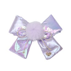 [AK플라자] [프랜치캣] 연보라 샤이닝 헤어핀 Q55DG5151