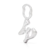 마리아블랙 플루언트 레터 W 실버 참