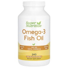 슈퍼뉴트리션 오메가3 피쉬 오일 1000mg 소프트젤 240정, 1개