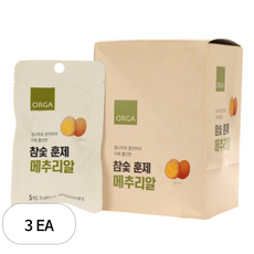 ORGA 참숯 훈제 메추리알 8p, 3개, 200g