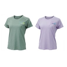 MIZUNO 美津濃 女 瑜珈 短袖上衣 K2TAB70234 舒適透氣 運動上衣