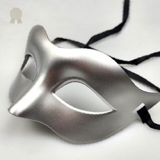 가장무도회 베네치안 메탈릭 눈 가리개 파티 연극 공연 행사 액세서리 리본 끈, 1개, 상세페이지 참조