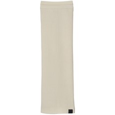 마크제이콥스 로고 아플리케 골지 미디 스커트