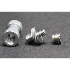 小牛蛙數位 1/4轉3/8轉接螺絲 公對公 雙公頭 雙母頭 一組3顆 轉接螺絲 燈架 燈座, 1個