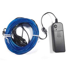 XMAE 演唱會顯眼包 火柴人發光衣服，舞台表演服裝，激光舞發光線衣服，多種發光模式, 1個, 3v藍色-不含服裝