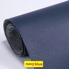 Cuttable 가죽 수리 패치 테이프 자체 접착 소파 자동차 좌석 내마모성 스티커 데칼, 19 navy blue, 03 100x50cm