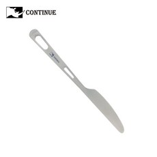 【TOE拇指小舖】CONTINUE 康鈦牛純鈦餐刀子, 1個