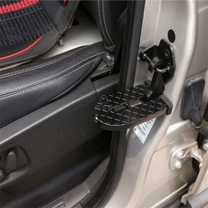 미호스 차량발판루프 도어스텝, 차량용 2in1도어스텝(블랙)