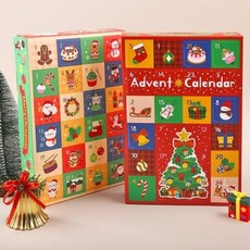 크리스마스 DIY 디데이 어드벤처 캘린더 만들기, 그린 산타