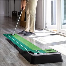 3米高爾夫球推杆練習器 果嶺練習墊 推桿毯 室內推杆訓練墊，居家練習提升推杆技巧, 1個, 3米練習器