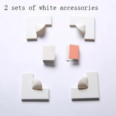 소프트 프레임 마그네틱 스크린 스트립 PVC 구성 슬롯 DIY 카드 액세서리 요소, 1 sets of white acce, 3 meters length