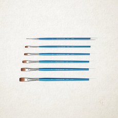 화홍 구성붓 926 세트 6본조 특 미술용 포스터 물감 붓 1개입