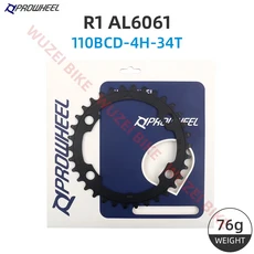 PROWHEEL 로드 바이크 더블 스프로킷 4/5 클로 R7000 체인링용 110BCD 34T 11V, 02 R1