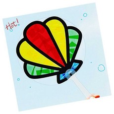 유니아트 썬캐쳐 만들기 DIY 조개 부채 펠트 썬캐처 재료 아동 미술 교육 DIY썬캐쳐