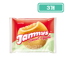 삼립 잼있는 사과맛 쿠키 75g, 3개