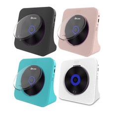 [SHAOMI] KECAG 블루투스 데스크탑 CD플레이어 유선버전, 화이트, 화이트   KECAG 블루투스 데스크탑 CD플레이어 유