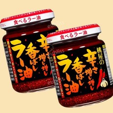 일본 모모야 먹는 라유 마늘 고추기름 소스 105g 살짝 매운맛, 1개