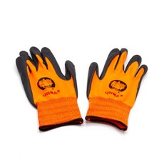 어린이 NBR 코팅 장갑 (오렌지) 과학 실험 키트 교구 도구 만들기