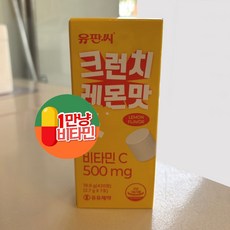 유판씨 크런치 레몬맛 7포 항산화 관리를 더욱 상큼하게 완성하는 비타민C 한 포! 바쁜 일상 속 간편하게 즐기는 레몬맛 비타민C 스틱!, 7개, 2.7g