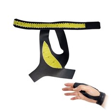 양궁 국궁 깍지 손보호대 + 사포 1개, 겨자색 대형(25cm) + 사포 1개, 1세트