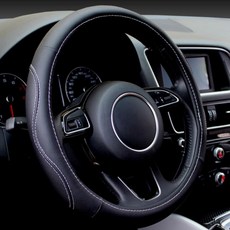 자동차 그립감 좋은 가죽 핸들 커버 차량 인테리어, 04.브라운, 본상품선택