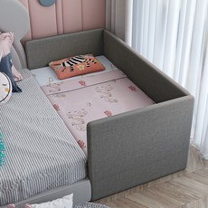 원목 면 린넨 마감 안전가드 넓은, 삼면 보호대 120x60x40