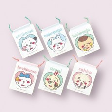 치이카와 먼작귀 조리개 파우치 2P, 1개, 종류_쿠리만쥬 우사기