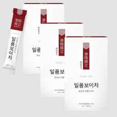 다이어트차 운남성 일품보이차 분말 스틱 1일1차 살빠지는 건강차, 14개입, 3개, 1.5g