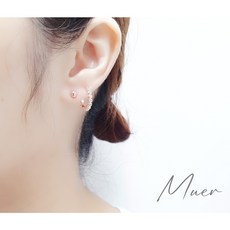 易扣式耳環 耳環 耳扣耳環 耳圈耳環 耳骨耳環 易扣 圈圈耳環 圓圈耳環 抗過敏耳環 玫瑰金耳環