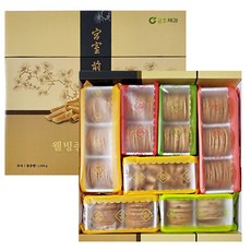 금호제과 웰빙 종합 전병과자 선물세트 2호 어르신 명절 옛날과자, 혼합구성, 1개, 1.03kg