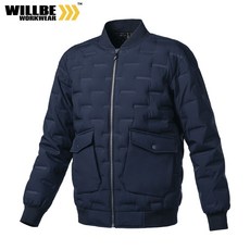 윌비 블루종 튜브 다운점퍼 작업복 작업복점퍼 회사단체복 CT406