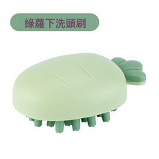 NBZH洗澡神器寵物按摩梳刷安全寶寶洗頭刷成人沐浴家用兒童硅膠洗澡刷, 1個, 1個裝, 綠蘿蔔洗頭刷:如圖