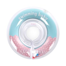 아이블린 스위밍 아기목튜브, 블루 핑크 도넛, 1개