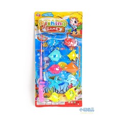 小胡玩具 磁吸釣竿10入海洋動物釣魚組 - 兒童釣魚玩具 (電子發票), 1個, 隨機不挑款(超取需凹紙板)