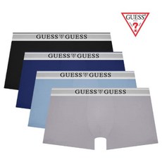 게스언더웨어 속옷 NEW 110추가메쉬 화이트밴딩 드로즈 4종중택1 OGEMDR224BK4 트렌디한 스타일 패션언더웨어 선물세트