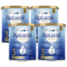 압타밀 골드+ 3단계 호주 뉴질랜드 분유, 900g, 4개
