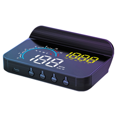 領先者 M12 抬頭顯示器 OBD2+GPS 雙系統 汽車HUD顯示器, 1個