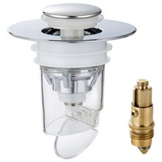 Mass 多功能矽膠洗手槽防堵/防臭塞 ABS面盆彈簧芯, 60g, 1個